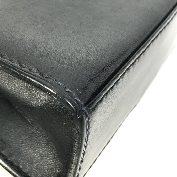 GUCCI 007.090.0234 Mini Shoulder Bag Leather Women's Black - Picture 13 of 15